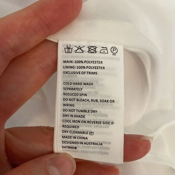 Bardot Cream & Purple Cowl Neck Satin Midi Slip Dress Size 8 - Picture 10 of 12